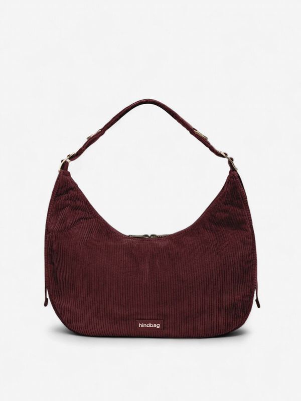 Sac à main Bianca - Velours Bordeaux