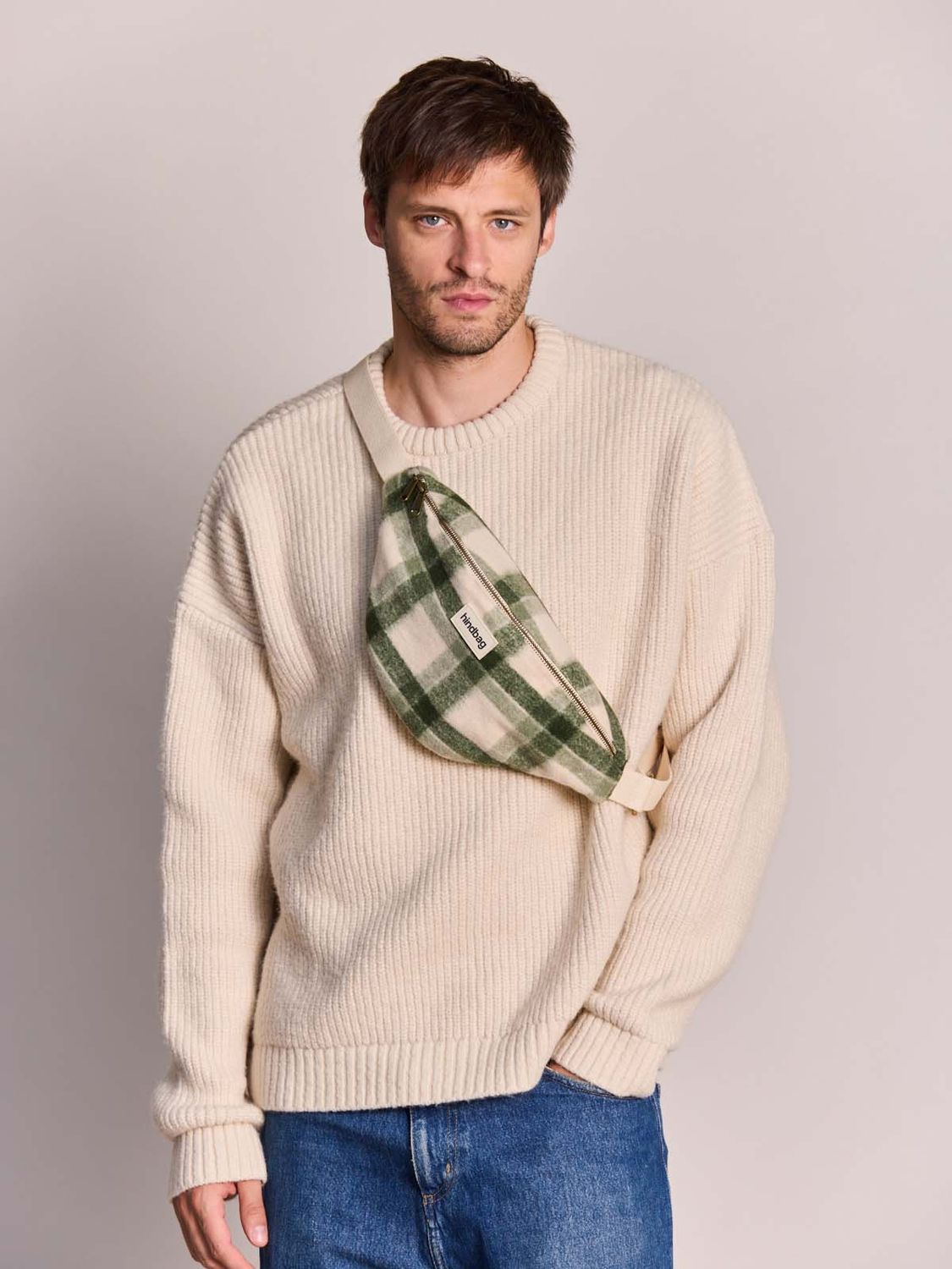 Banane Olivia - Tartan vert