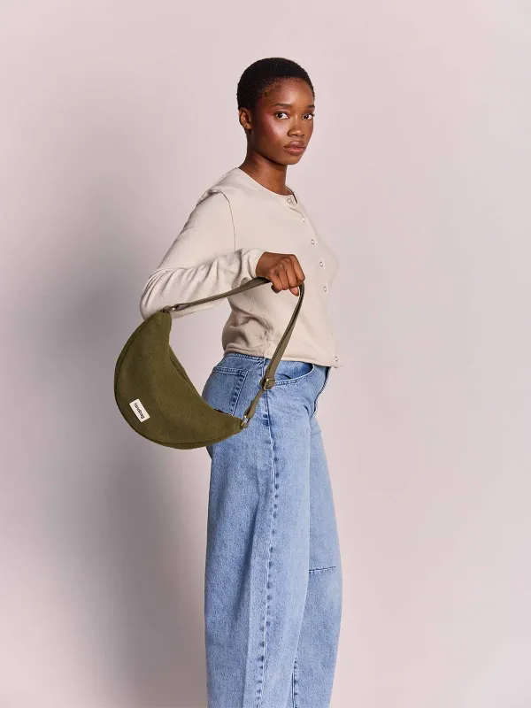 Sac Andrea - effet lainé khaki