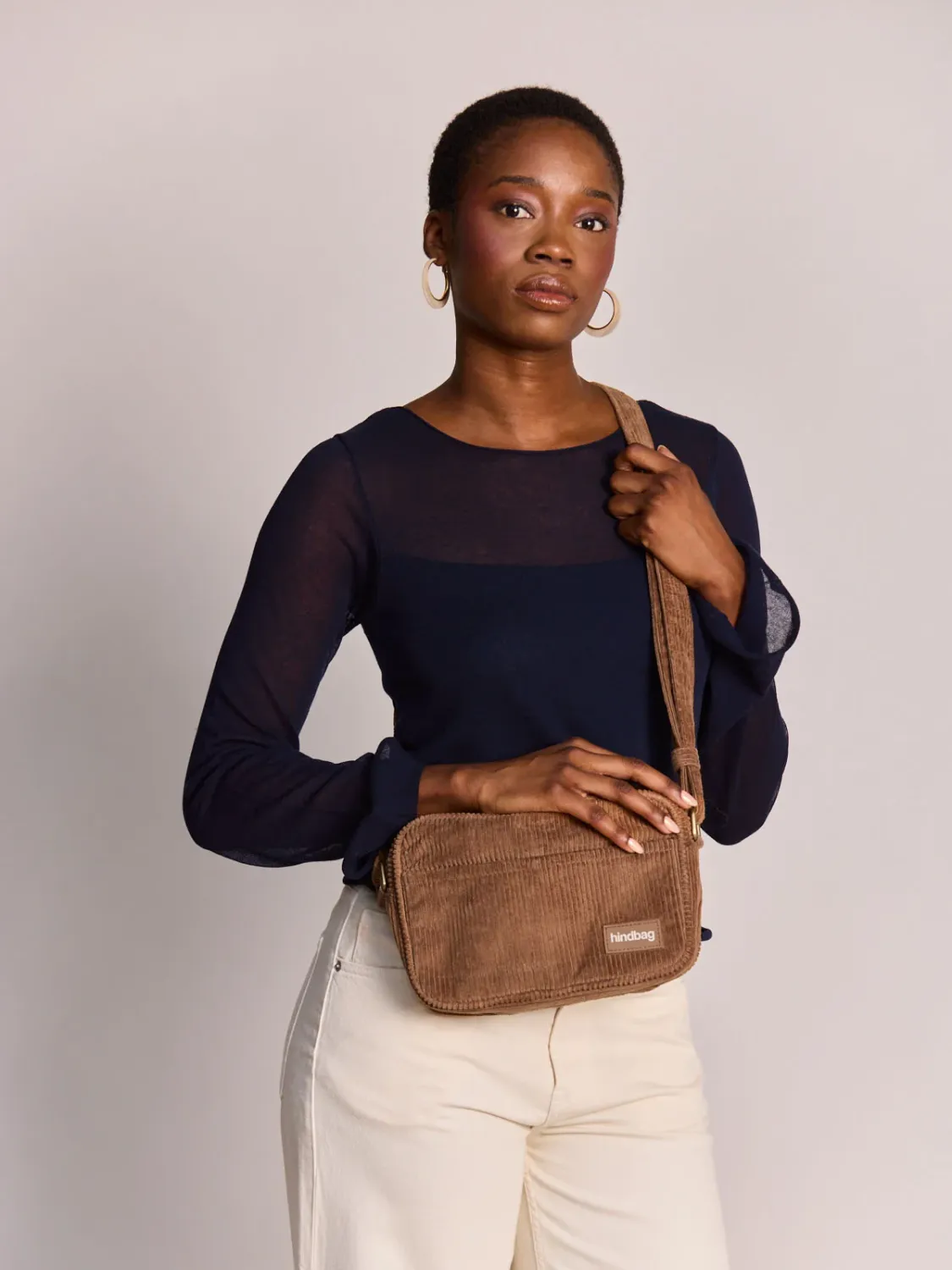 Sac bandoulière Nino - Velours macchiato