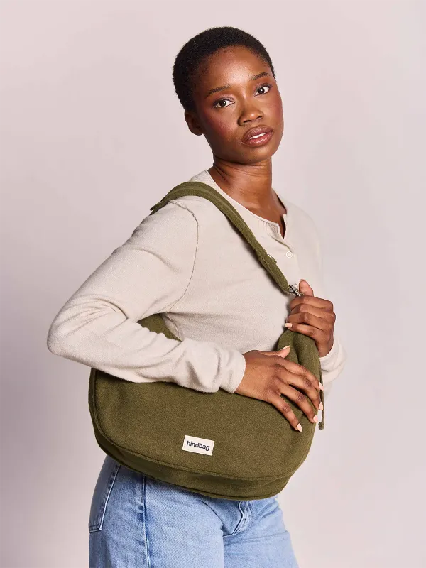 Sac à main Bianca - Effet lainé khaki
