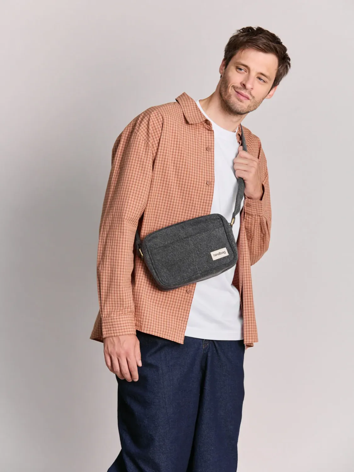 Sac bandoulière Nino - Denim gris foncé