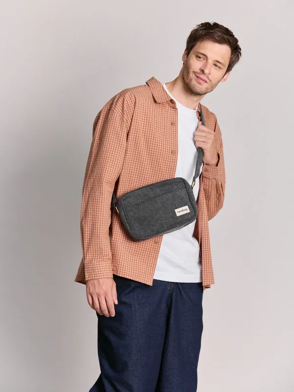Sac bandoulière Nino - Denim gris foncé
