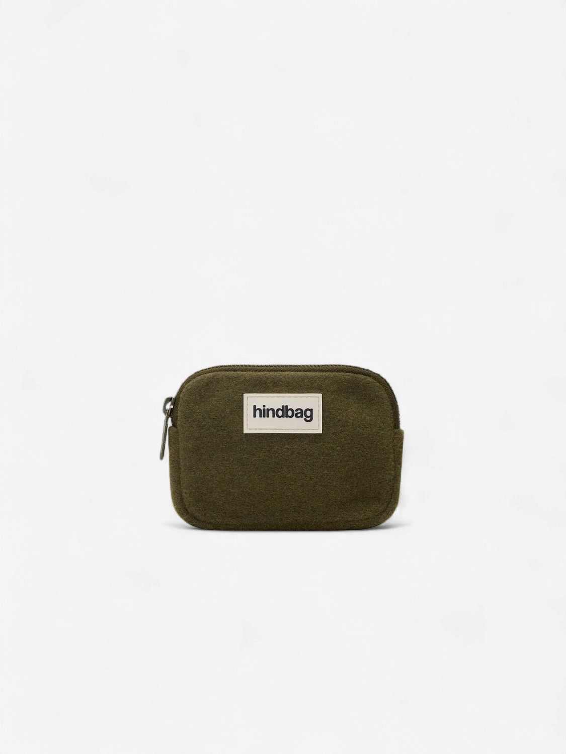 Porte monnaie Lili - effet lainé khaki