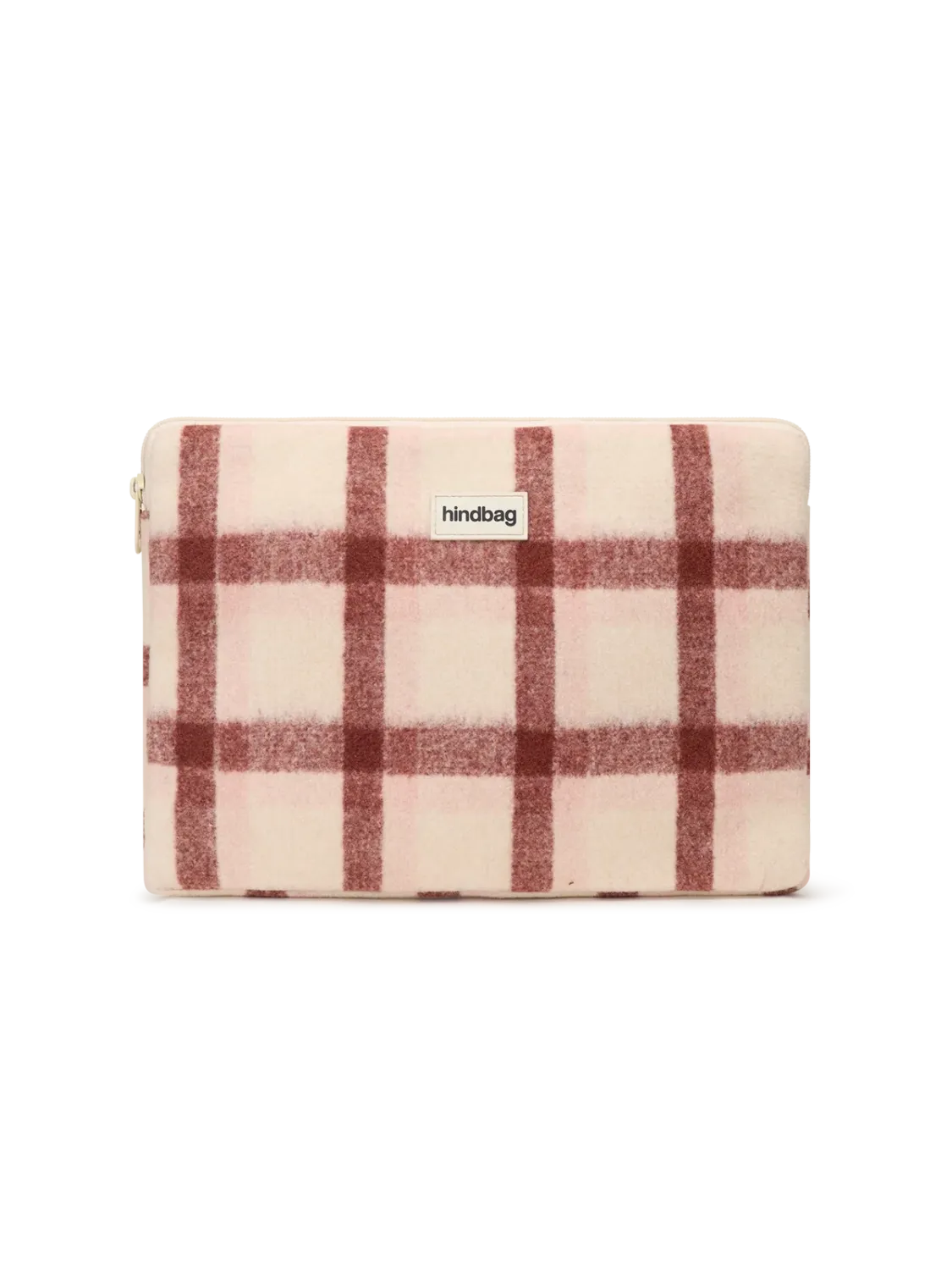 Housse d'ordinateur Ava - Tartan rose