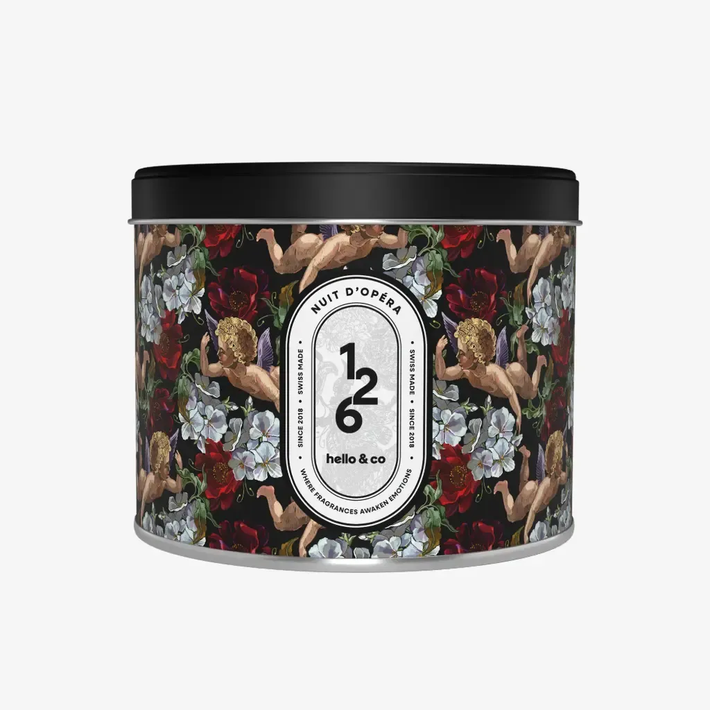 Bougie Hello Candle - N°126 Nuit d'Opéra, Format: 3 mèches ( 500ml)
