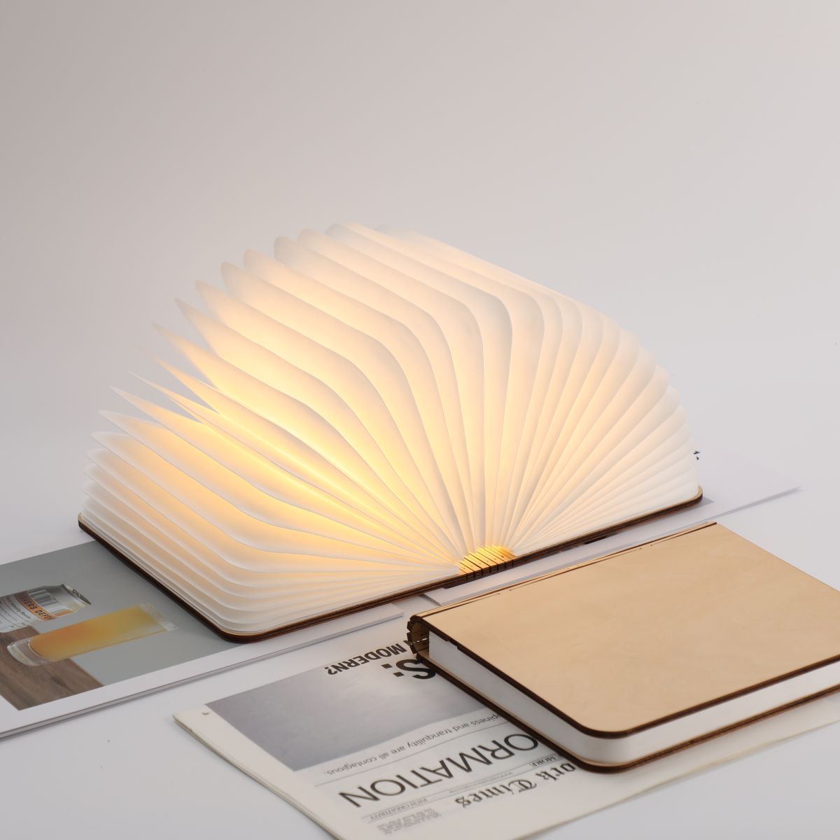 Livre lumineux A5 - Bois d’érable