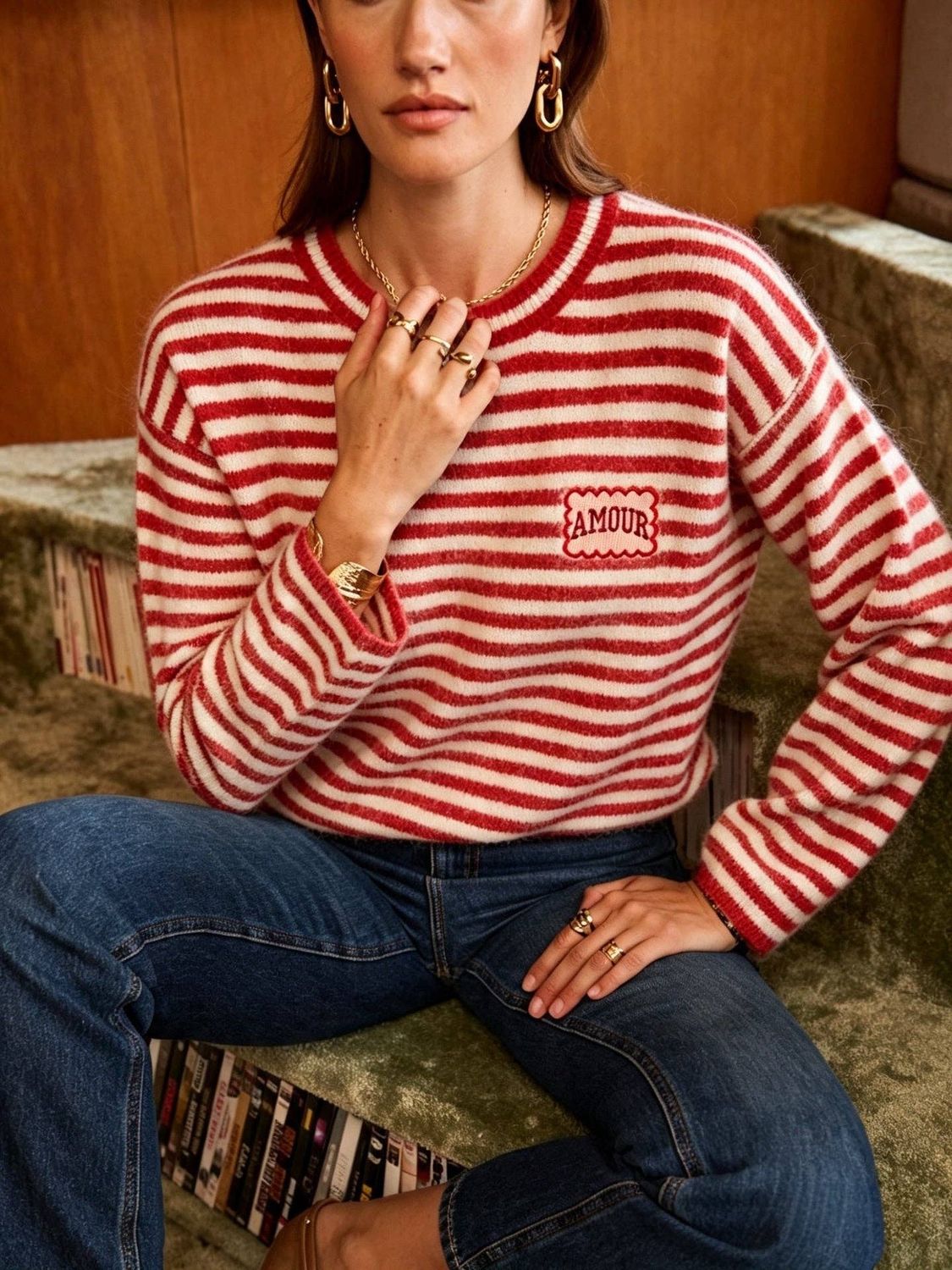 Pull - Georgia, Couleur: Taupe