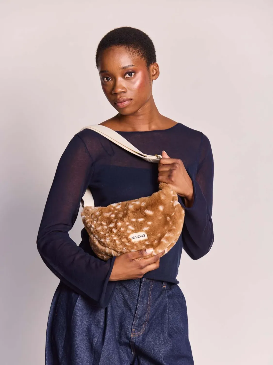 Sac Andrea - Fausse fourrure Faon