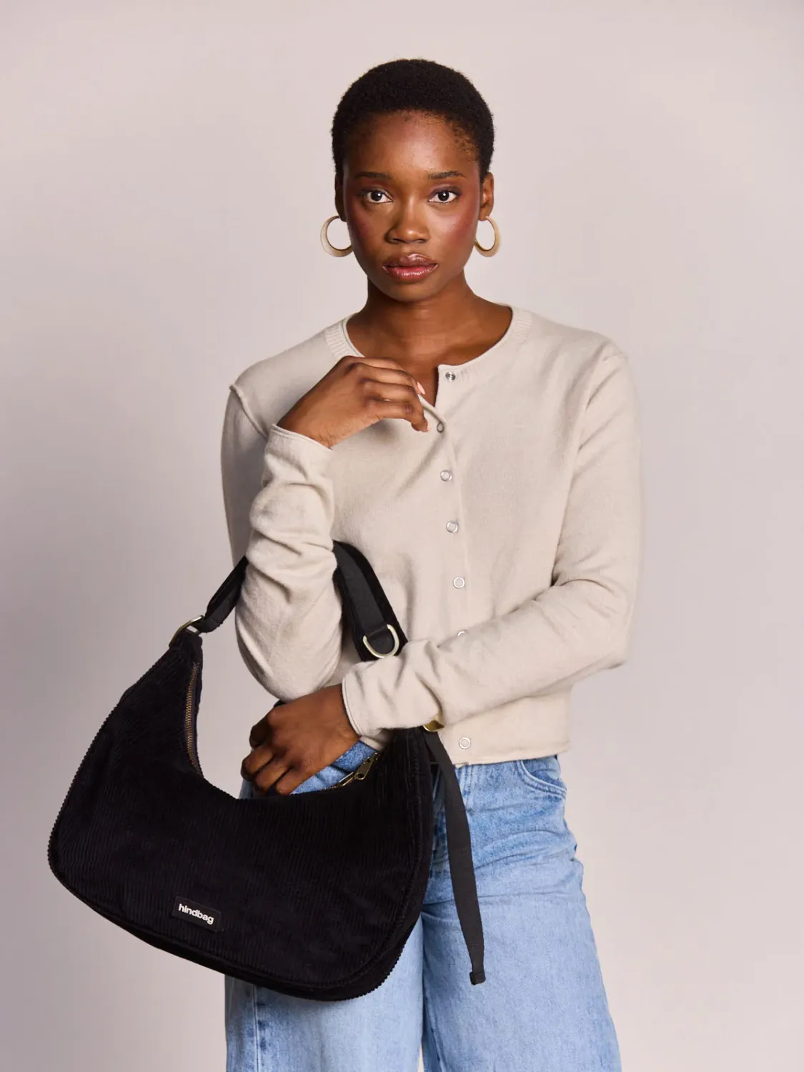 Sac à main Bianca - Velours Noir