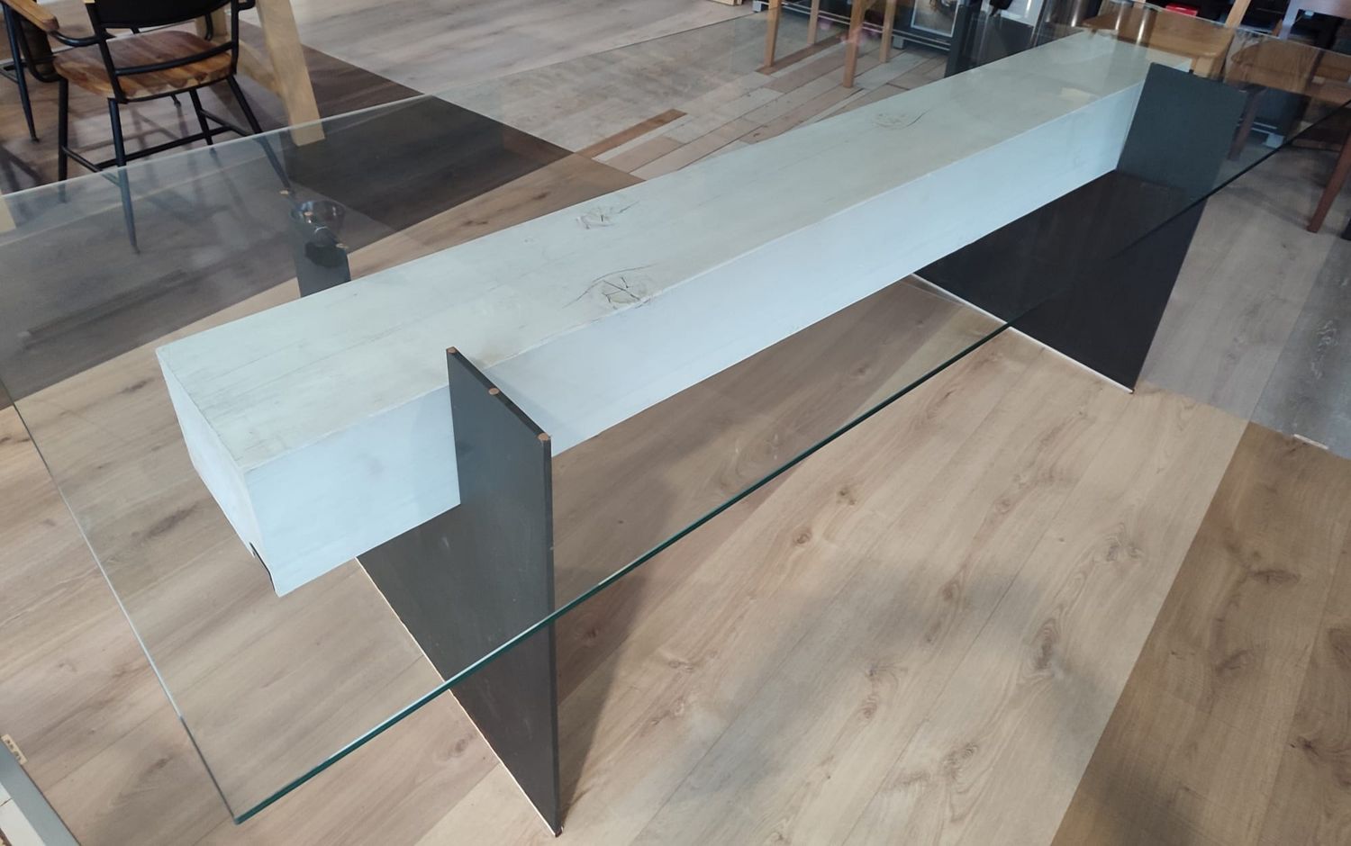 MESA VIGA BLANCA