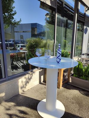 ESTUFA BIOETANOL EXTERIOR BLANCA