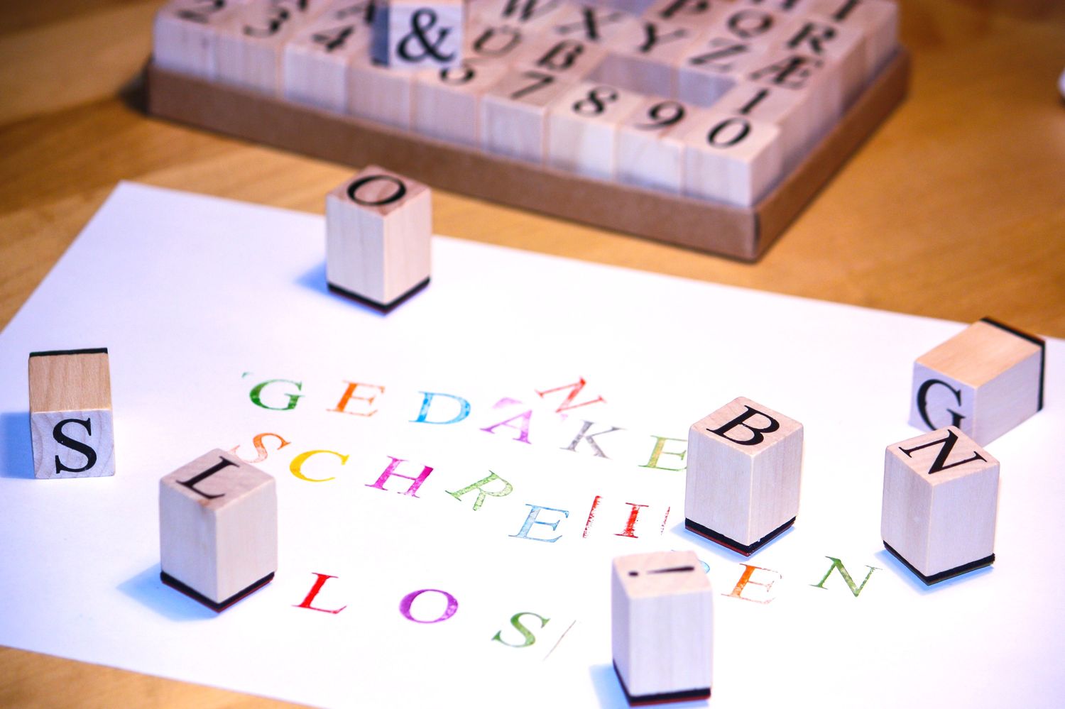 Schreibzeit im Salon Unica