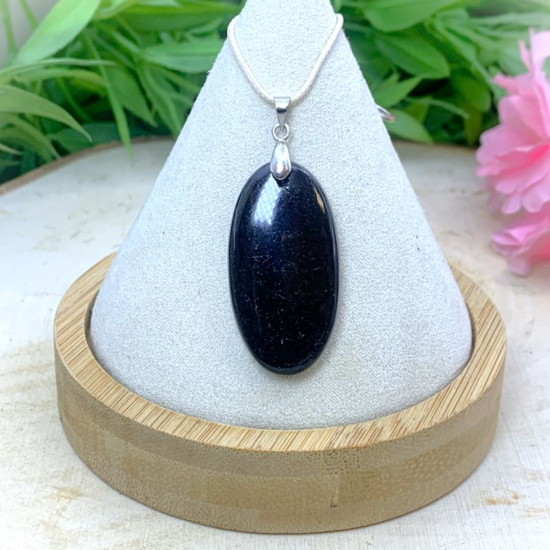 Tourmaline Noire pendentif bélière