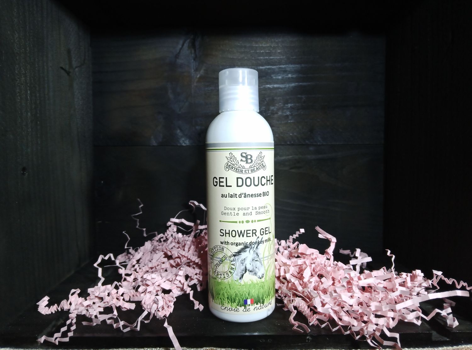 Gel douche lait d'ânesse bio