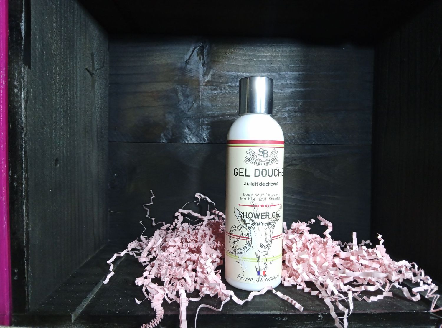 Gel douche lait de chevre bio