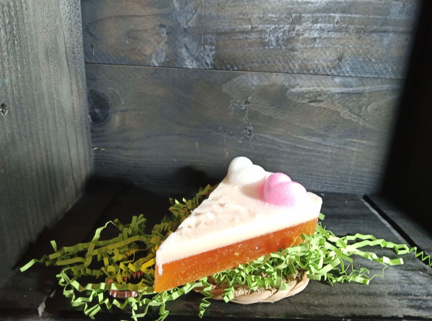 Parts de tarte crème de coco