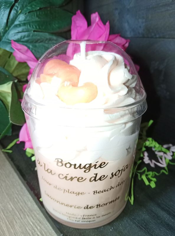 Bougie pâtissière Jour de plage