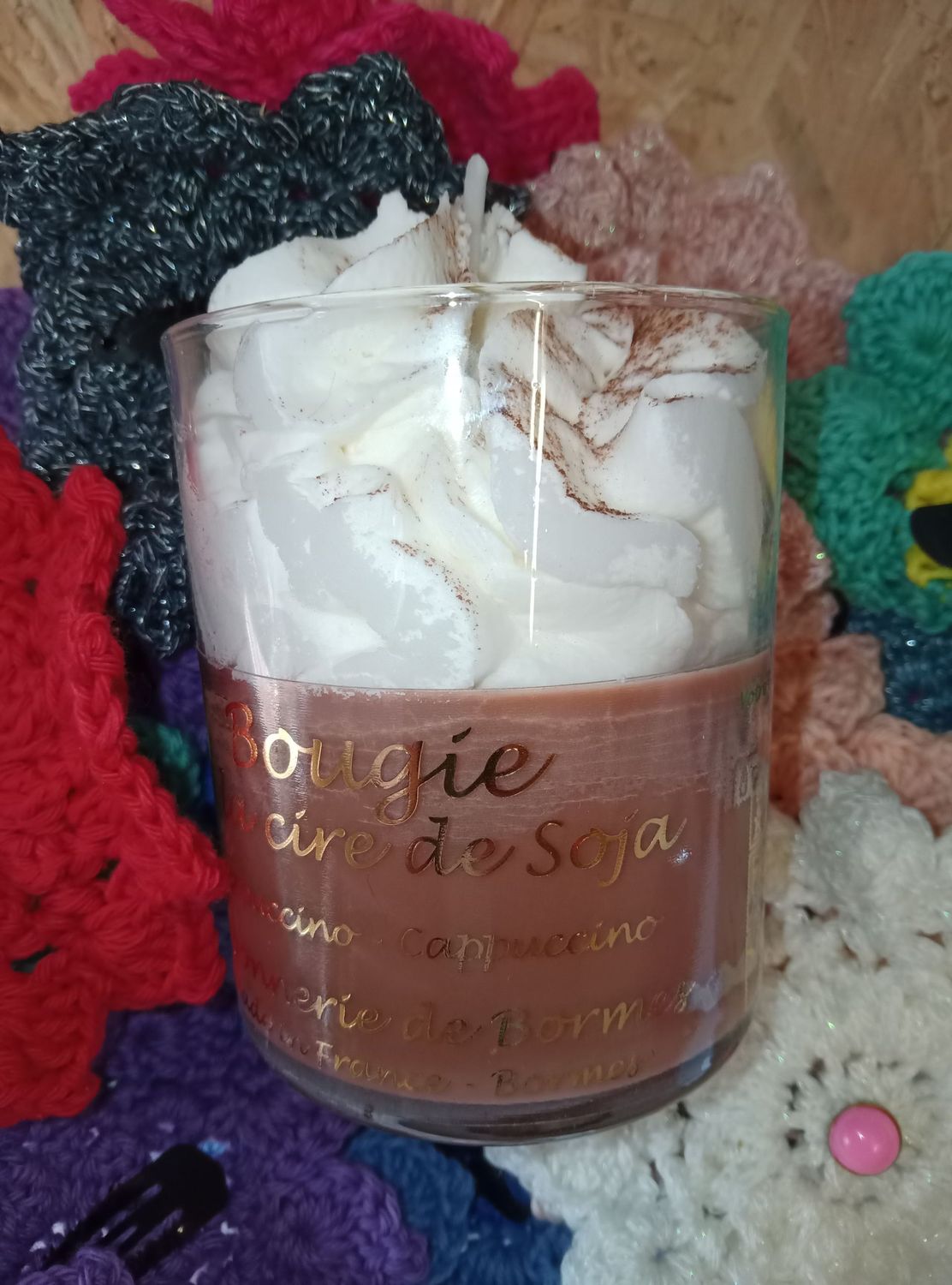 Bougie pâtissière Cappuccino