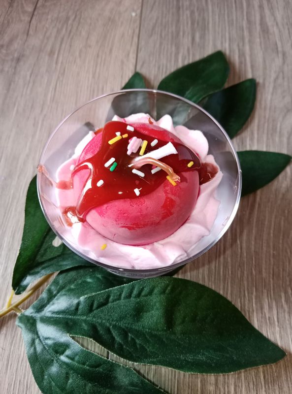 Bougie mini pomme d'amour