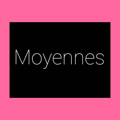 Moyennes
