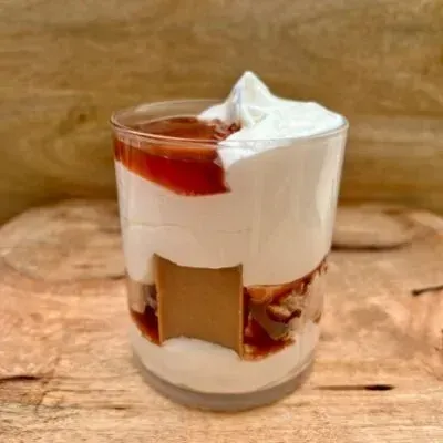 Bougie pâtissière tiramisu