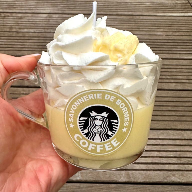 Bougie tasse lait chaud