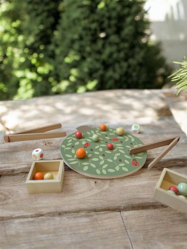 JEU DE BAGUETTE EN BOIS - ARBRE / FRUITS