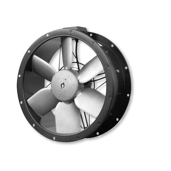 S&P compact short cased inline axial fan TCBB/4-500/H IP65
