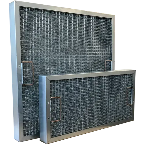 Commercial kitchen mesh grease filter