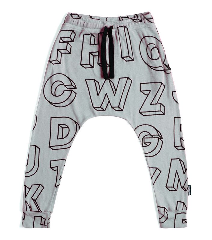 NUNUNU Light A-Z Baggy Pants
