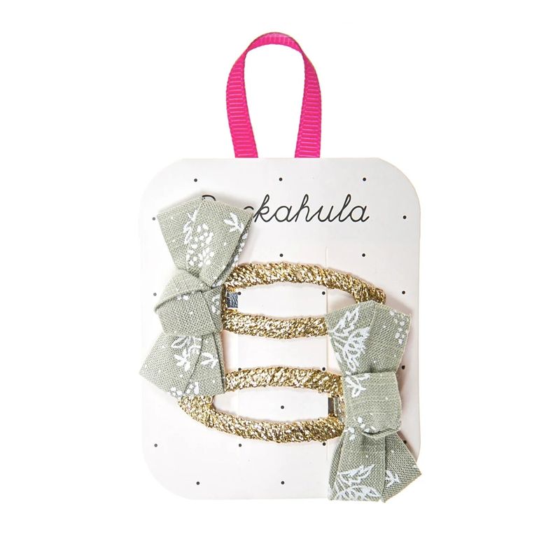 Rockahula Floral Spring Twisty Bow Clips
