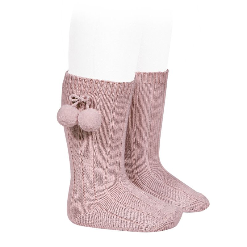 CONDOR WARM COTTON RIB KNEE-HIGH SOCKS