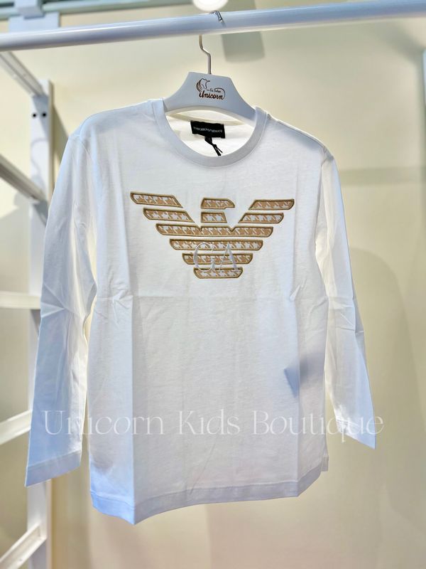 Emporio Armani LS Logo Graphic Tee
