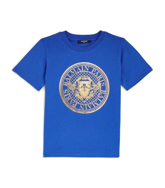 Balmain  Medallion Logo Kids T-Shirt