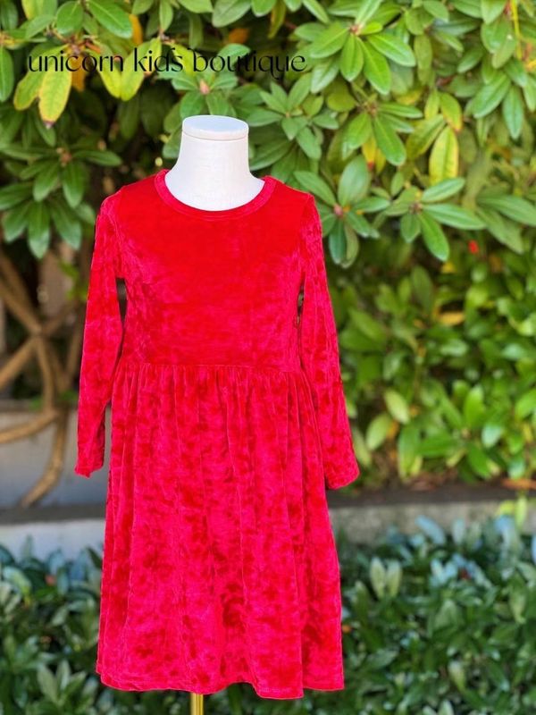 Petite Hailey Velvet Dress