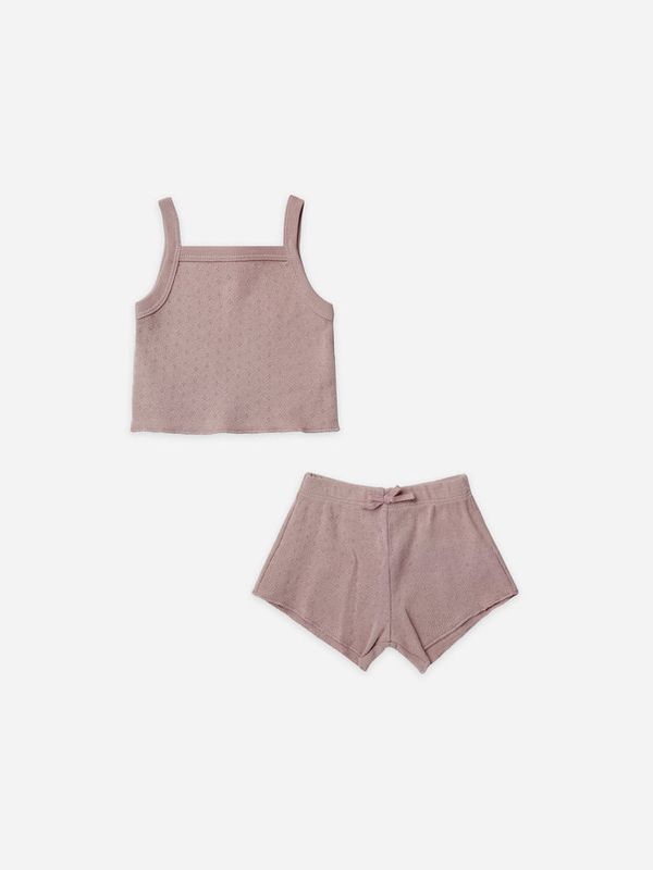 Quincy Mae Pointelle Tank Set