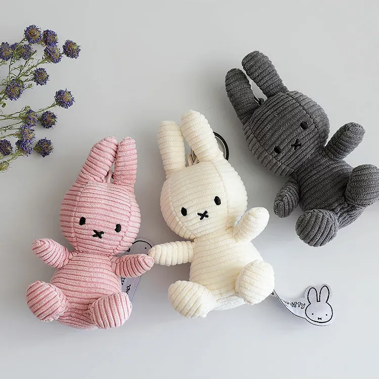 Miffy NIJNTJE Keychain Corduroy