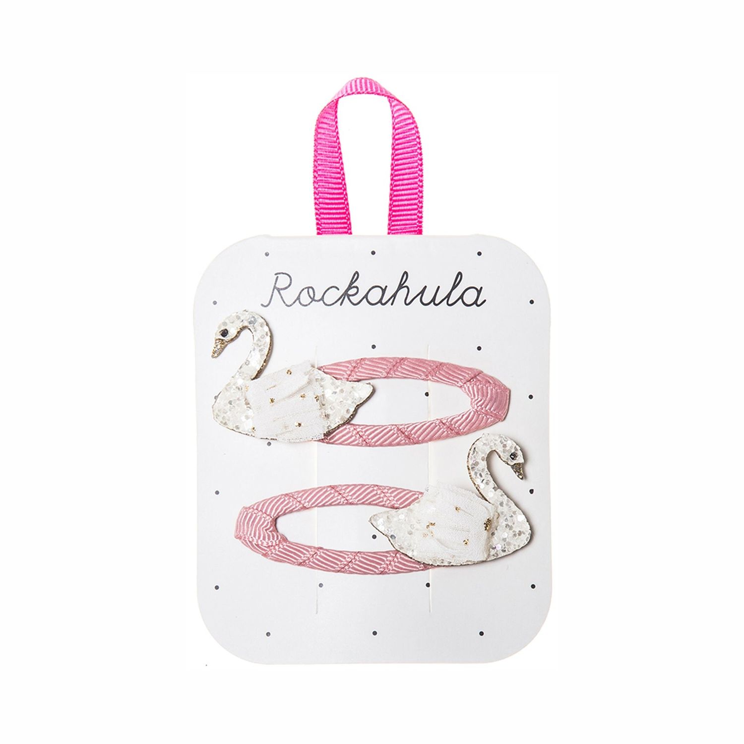 Rockahula Swan Glitter Clips
