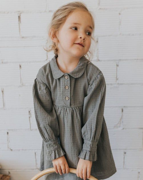 Buho Sheer Check Dress