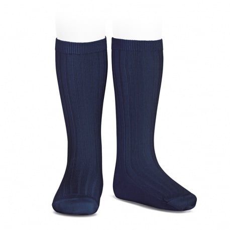 Basic Rib Knee High Socks