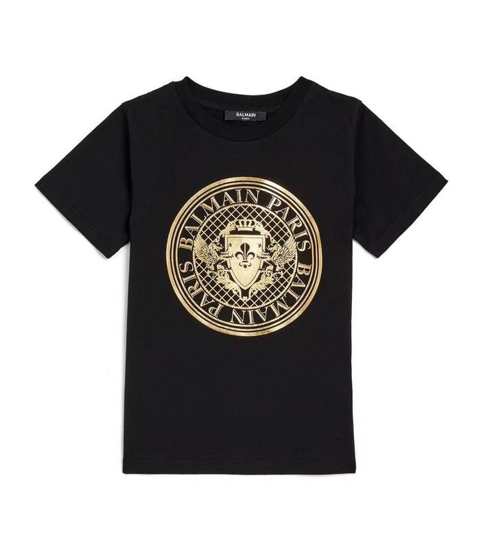 Balmain  Medallion Logo Teens T-Shirt