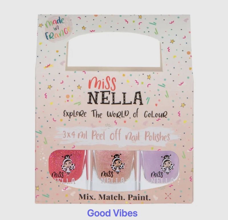 Miss Nella Pack of 3 nail Polishes