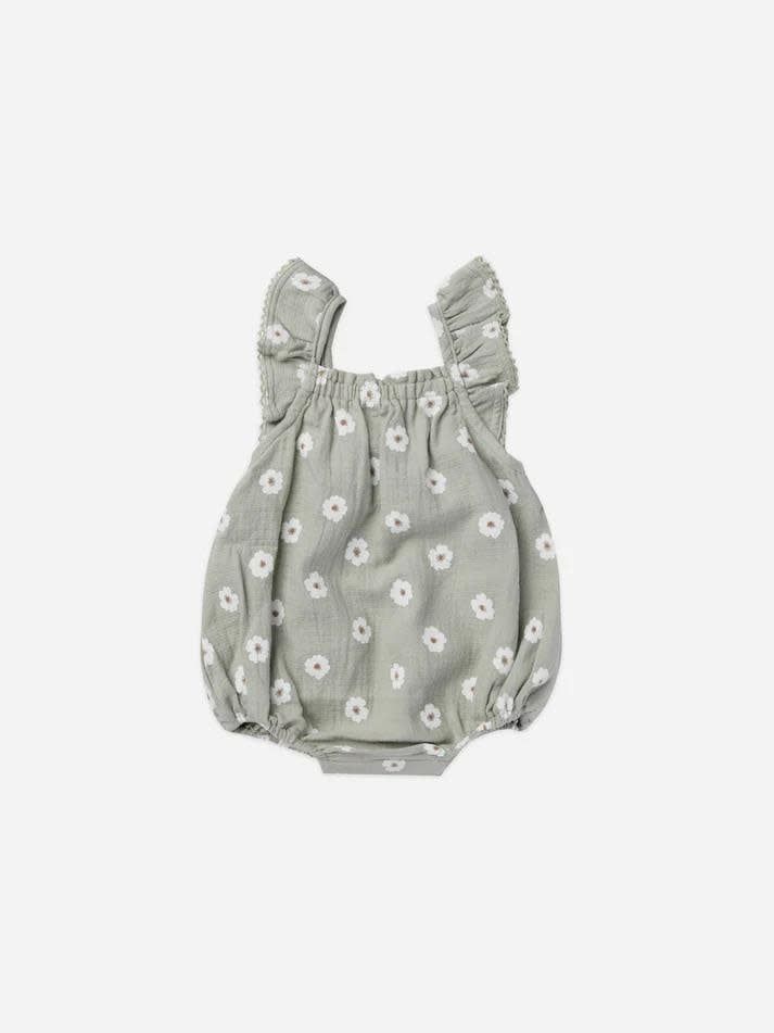 Quincy Mae Bonnie Romper, Size: 0/3m, Color: Petunia