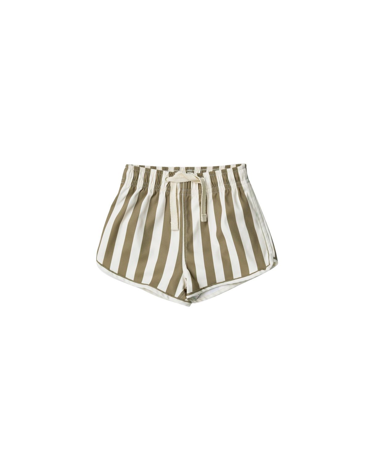 Rylee+Cru Swim Trunk, Color: Olive Stripe, Size: 4-5y