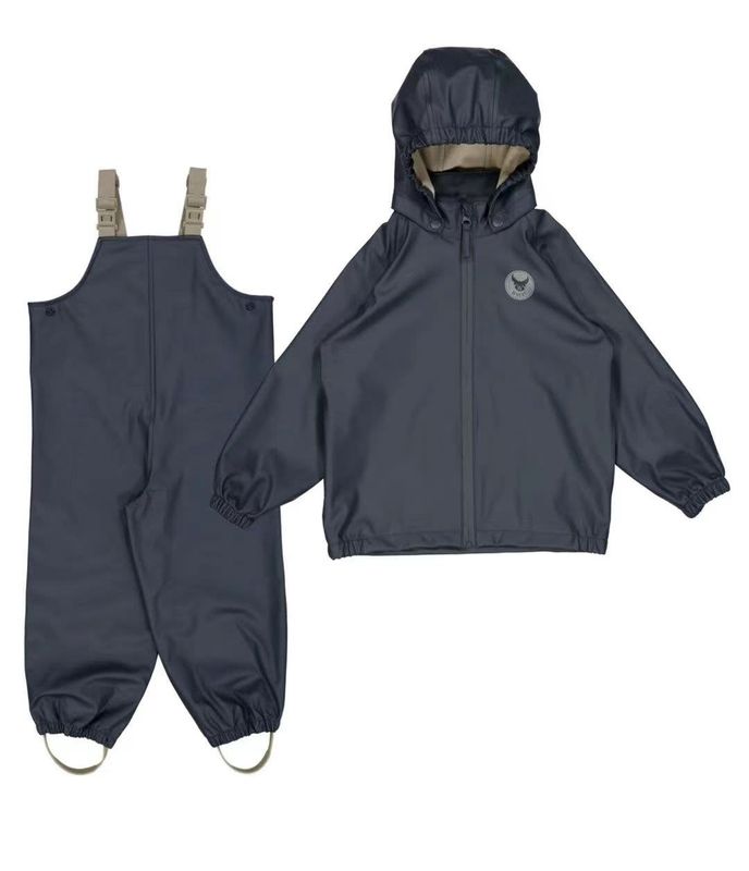 Weat Rainwear Overall Charlie Ink, Color: Ink, Size: 3Y