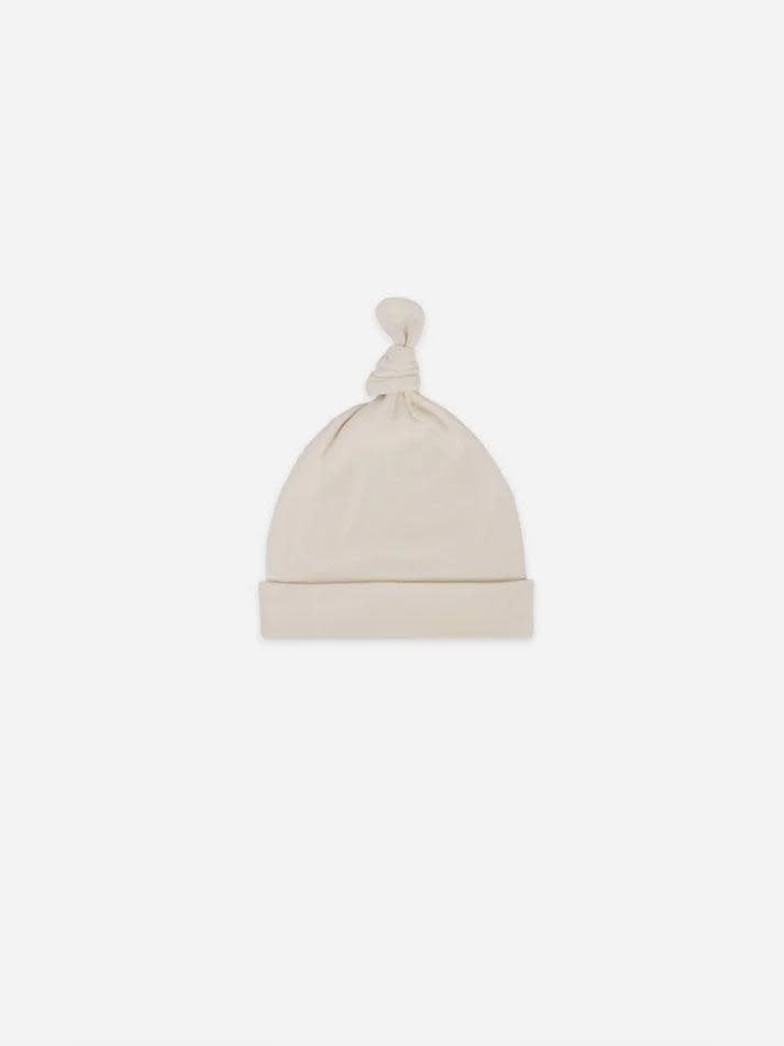 Quincy Mae Knotted Baby Hat, Color: Natural, Size: 0/6m