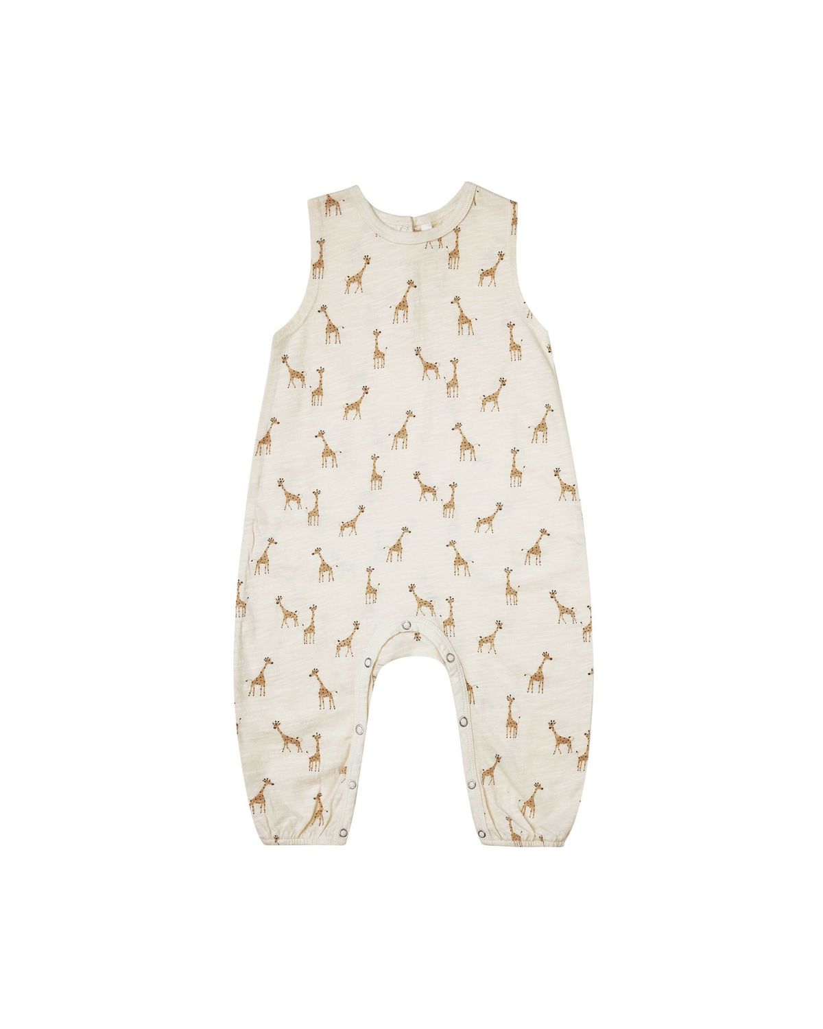 Rylee+Cru Mills Jumpsuit, Color: Giraffes Ivory, Size: 6-12M