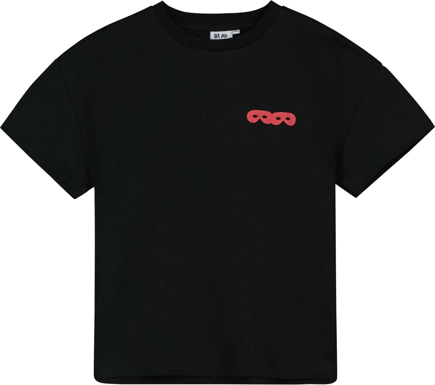 BEAU LOVES OVERSIZED ADVENTURE TEE, Color: Black, Size: 4-5