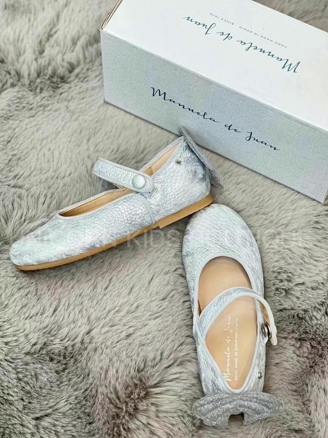 MANUELA DE JUAN SHOES , Color: SILVER ARGOS, Size: 26